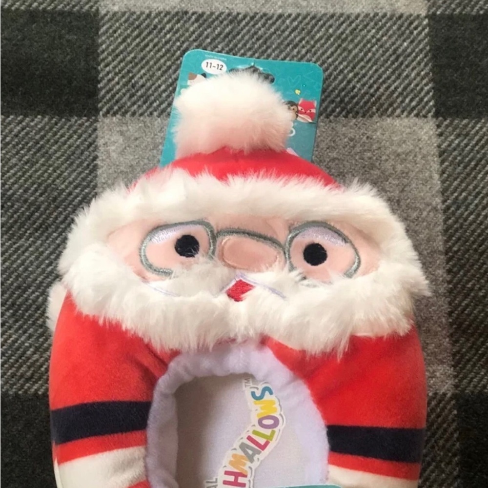 Squishmallow Santa slippers